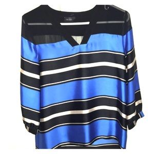 The Limited blue and black color pop